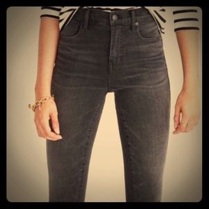 Black Madewell High Riser Skinny Jeans